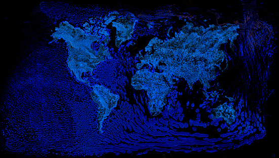 Schematic View of Global Ocean Warming