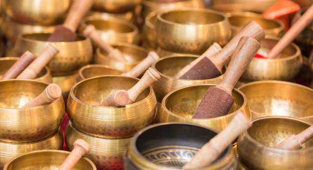 istock Colored and hand-painted oriental containers 1196734894