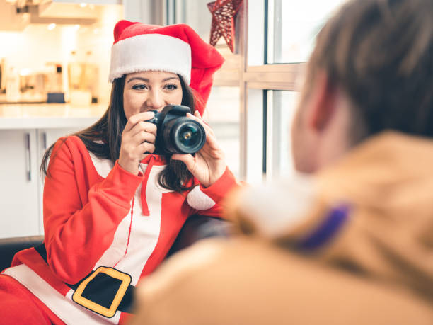 istock Millennial Christmas party 1196740320