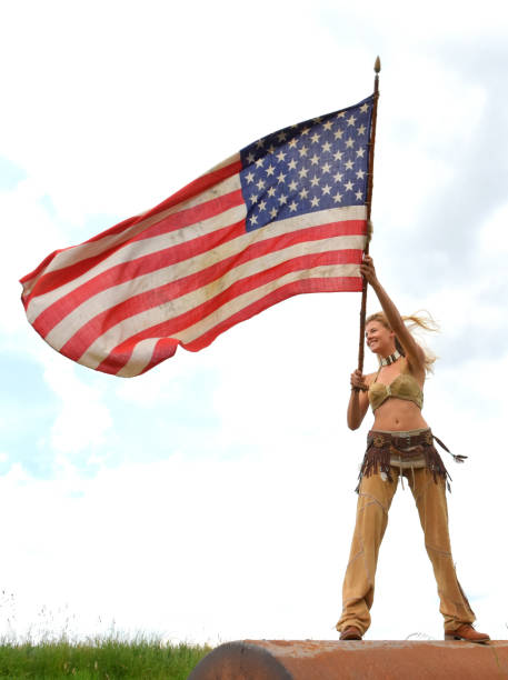 istock Young Patriotic Beauty 1196744683