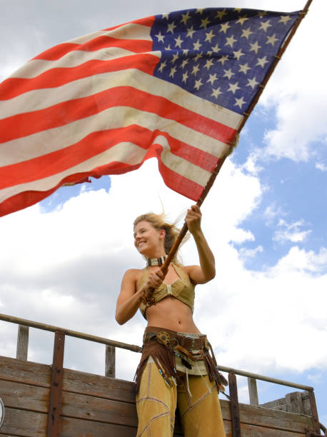 istock Young Patriotic Girl 1196744855