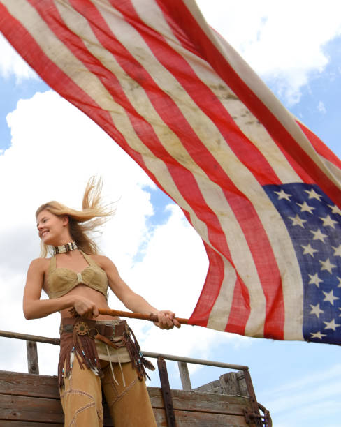 istock Young Patriotic Girl 1196744862
