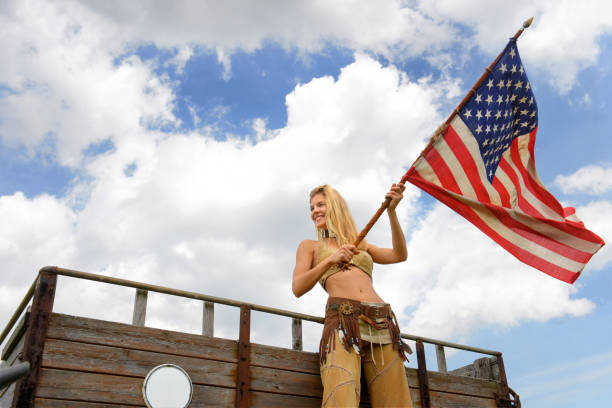 istock Young Patriotic Girl 1196744865