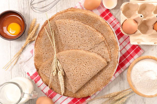 istock buckwheat with egg and flour 1196754291