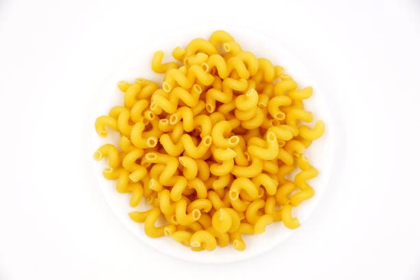 istock Cavatappi pasta is macaroni formed in a helical tube shape 1196754644