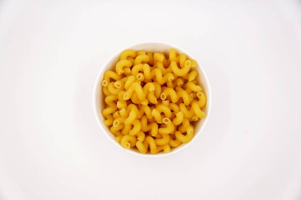 istock Cavatappi pasta is macaroni formed in a helical tube shape 1196755943