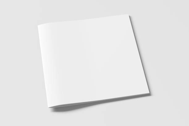 istock Blank square brochure or booklet cover 1196758321