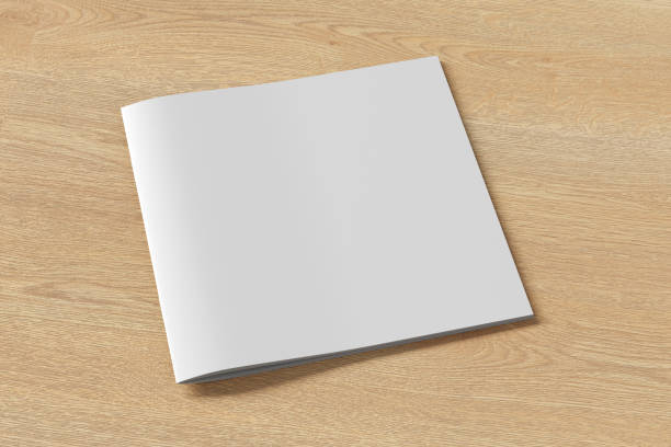 istock Blank square brochure or booklet cover 1196758349