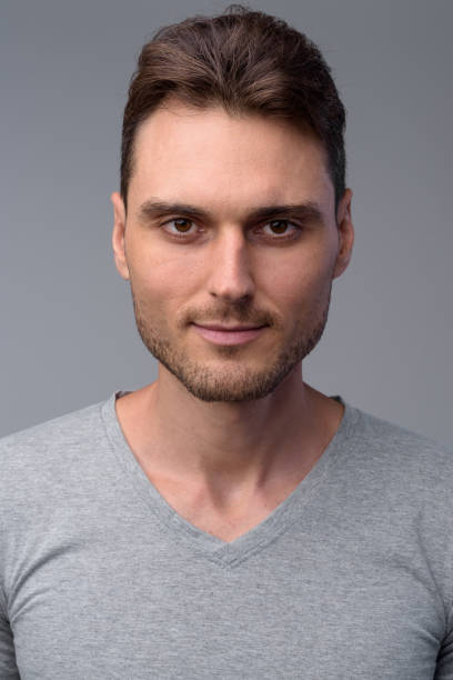 istock Face of handsome man looking at camera 1196759371