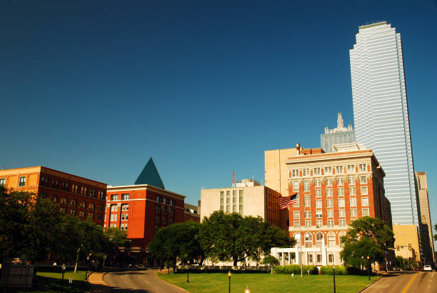 dealey plaza - john f kennedy center stock-fotos und bilder