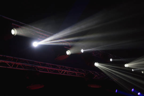 istock Low Angle View Of Illuminated Lights At Night 1196792667