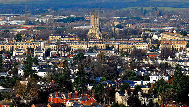 cheltenham reino unido - regency style fotografías e imágenes de stock