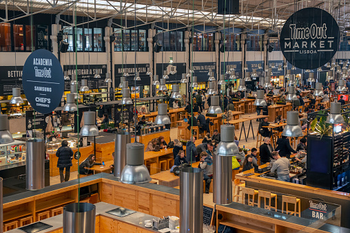Mercado da Ribeira (also known as Mercado 24 de Julho) is Lisbon's main food market since 1892. It is Lisbon's biggest fresh food market and has become a firm favourite among Lisboans.