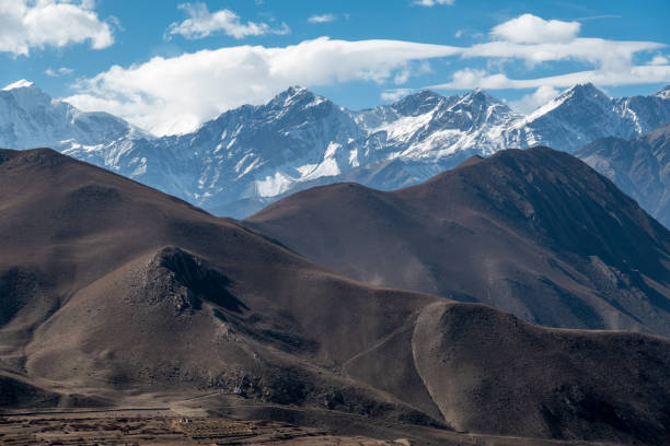 istock Rolling Hills and Mountains of the Himalayas 1196810580