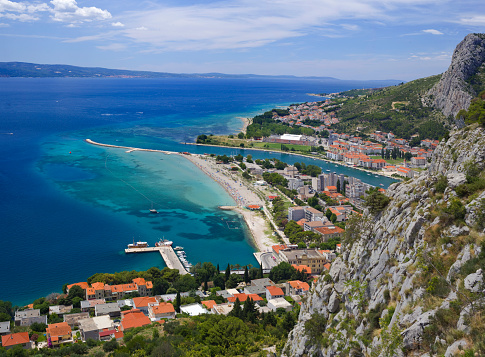 Omis Town Dalmatia Region of Croatia