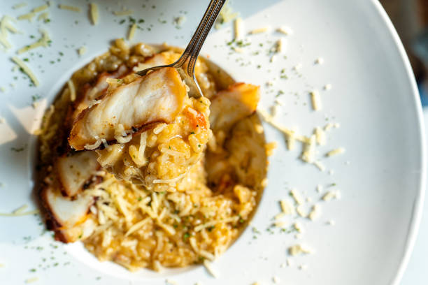 istock Italian risotto with octopus sliced 1196814132