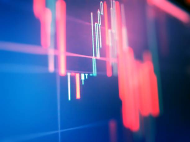 istock Bullish point, Bearish point trend of graph. 1196814270