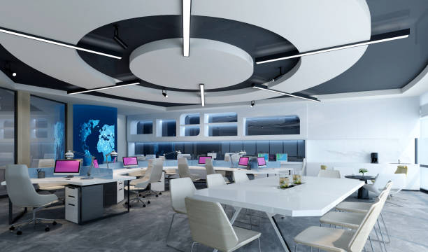 istock 3d render of modern office and working space 1196816279