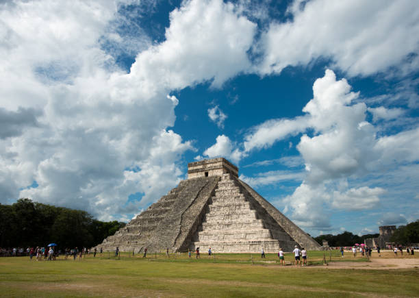 istock The Kukulkan Temple pyramid of Chichen Itza Maya Ruins 1196818727