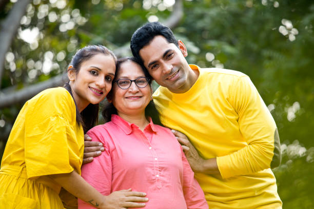 istock Indian family at park 1196819672