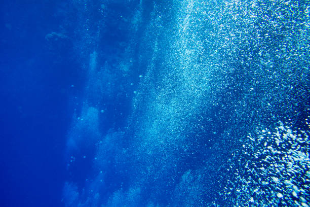 istock Underwater view of the sea surface 1196820774