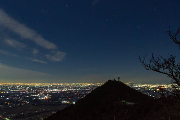 istock Night view from Mt.Tsukuba,Ibaraki Prefecture,Japan 1196820963