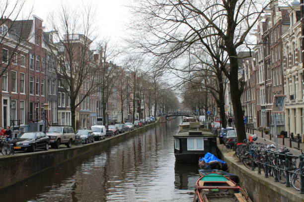 istock View of Canal in Amsterdam, Netherlands 1196823528