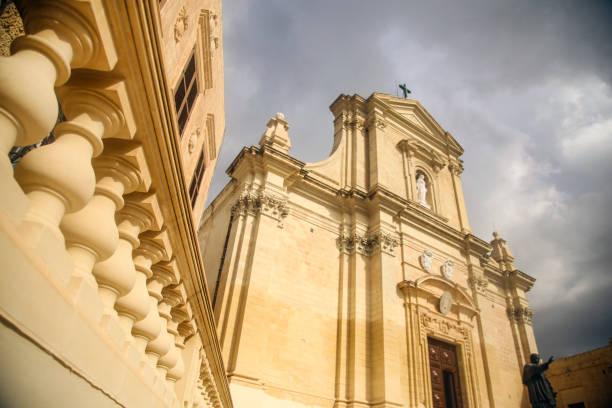 Cathedral of the Assumption in Victoria on Gozo on Malta.
