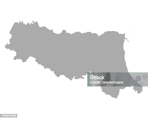 Mappa Dellemiliaromagna - Immagini vettoriali stock e altre immagini di Emilia-Romagna - Emilia-Romagna, Carta geografica, Cartografia