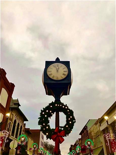 istock City clock in the Square at Christmas 1196830018
