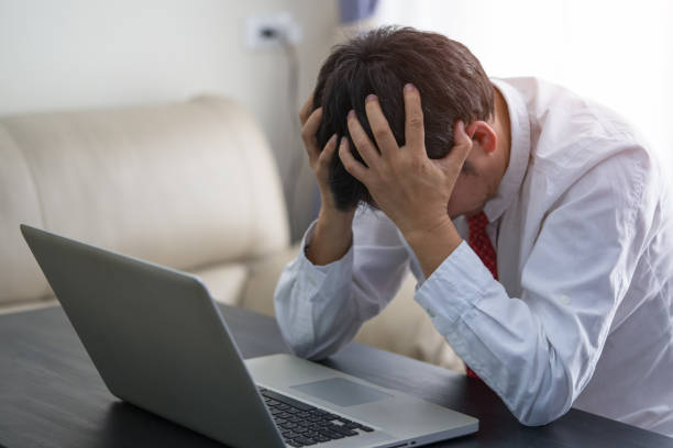 istock Business people work stress in the office 1196831731