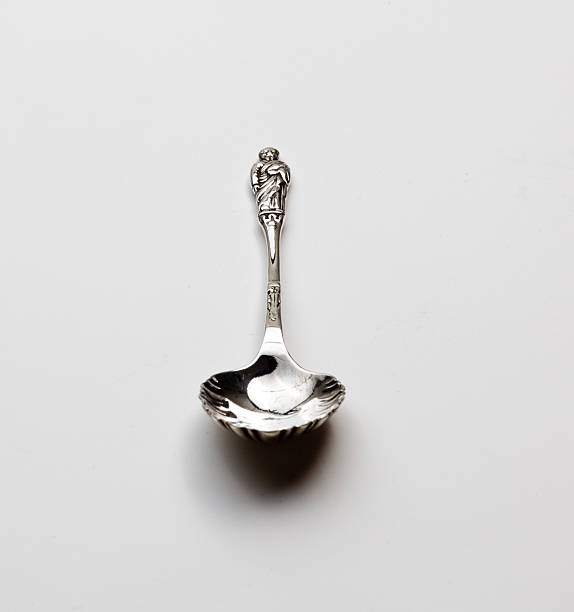 istock Antique sterling silver apostle spoon 119683345