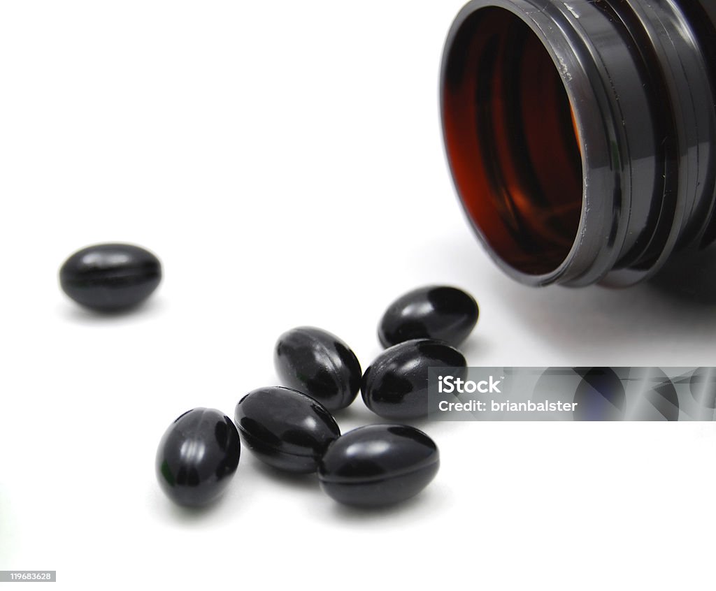 Vitamina pillole capsule-Medicina alternativa - Foto stock royalty-free di Capsula