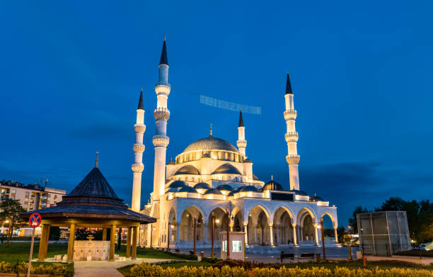 istock Melike Hatun Mosque in Ankara, Turkey 1196841521