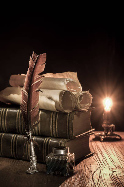 istock QuIll pen and old books 1196842345