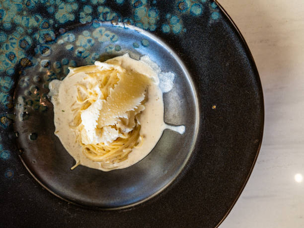 istock Spaghetti cream sauce with parmesan cheese 1196846231