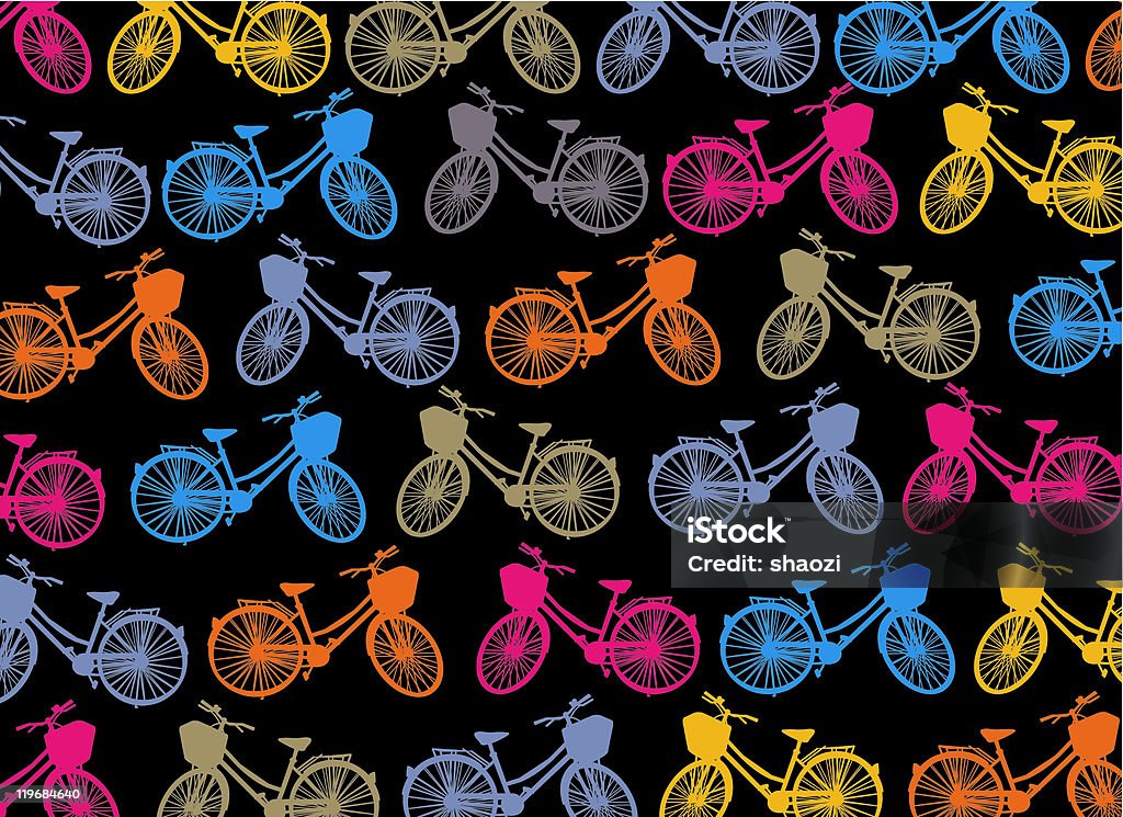 Bike Riding Background Pattern Bike Pattern Stock Illustration - Download Image Now - Backgrounds ...