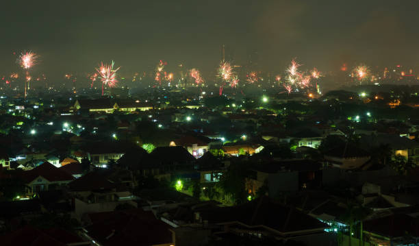 istock 2020 New Year's Eve Firework in Surabaya, East Java, Indonesia 1196849183