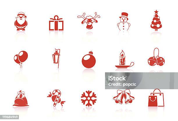 Noël Iconspiccolo Series Vecteurs libres de droits et plus d'images vectorielles de Cloche - Cloche, Houx, Silhouette - Contre-jour