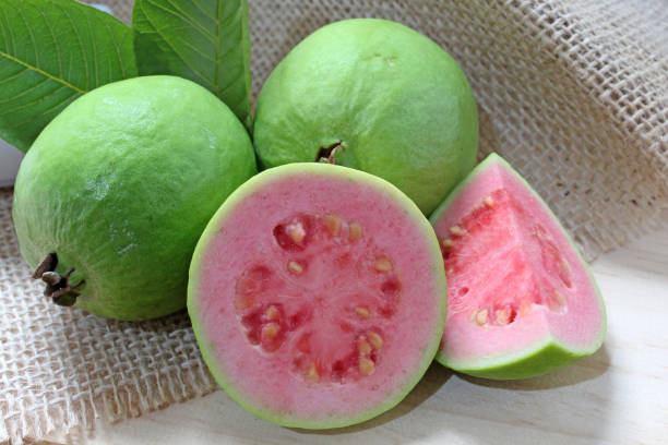 istock Delicious guava fruit from tropical america 1196859515