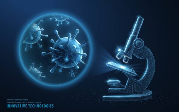 Virus. vector art illustration