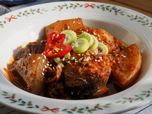 istock Korean food mackerel soy sauce stew 1196887543