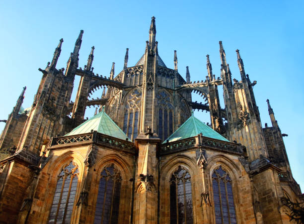 istock outdoors view of Prague cathedral 1196888346