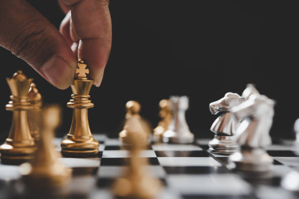 istock Chess board - A competitive business idea to succeed. 1196888551