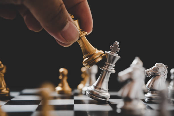 istock Chess board - A competitive business idea to succeed. 1196888564