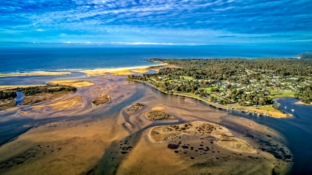 istock Aerial of Mallacoota 1196889959