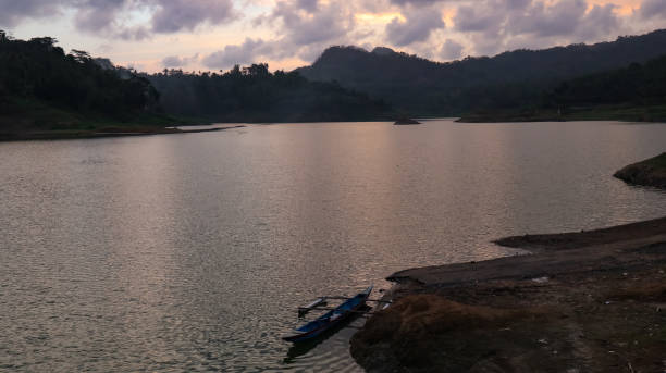 istock Vast rivers with splendid panoramic sunsets at noon 1196900995