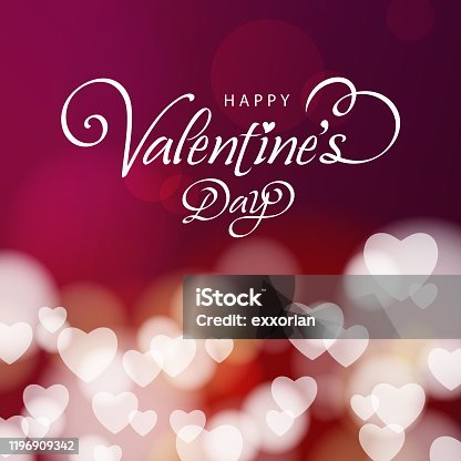 istock Valentine's Day Hearts Background 1196909342