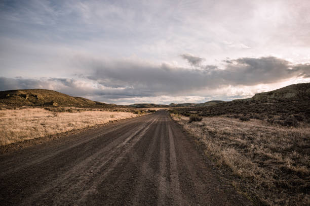 istock Oregon Desert Landscape dirt road 1196912224