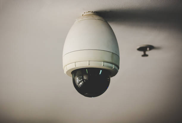 istock close up Spherical CCTV To protect and secure 1196912937